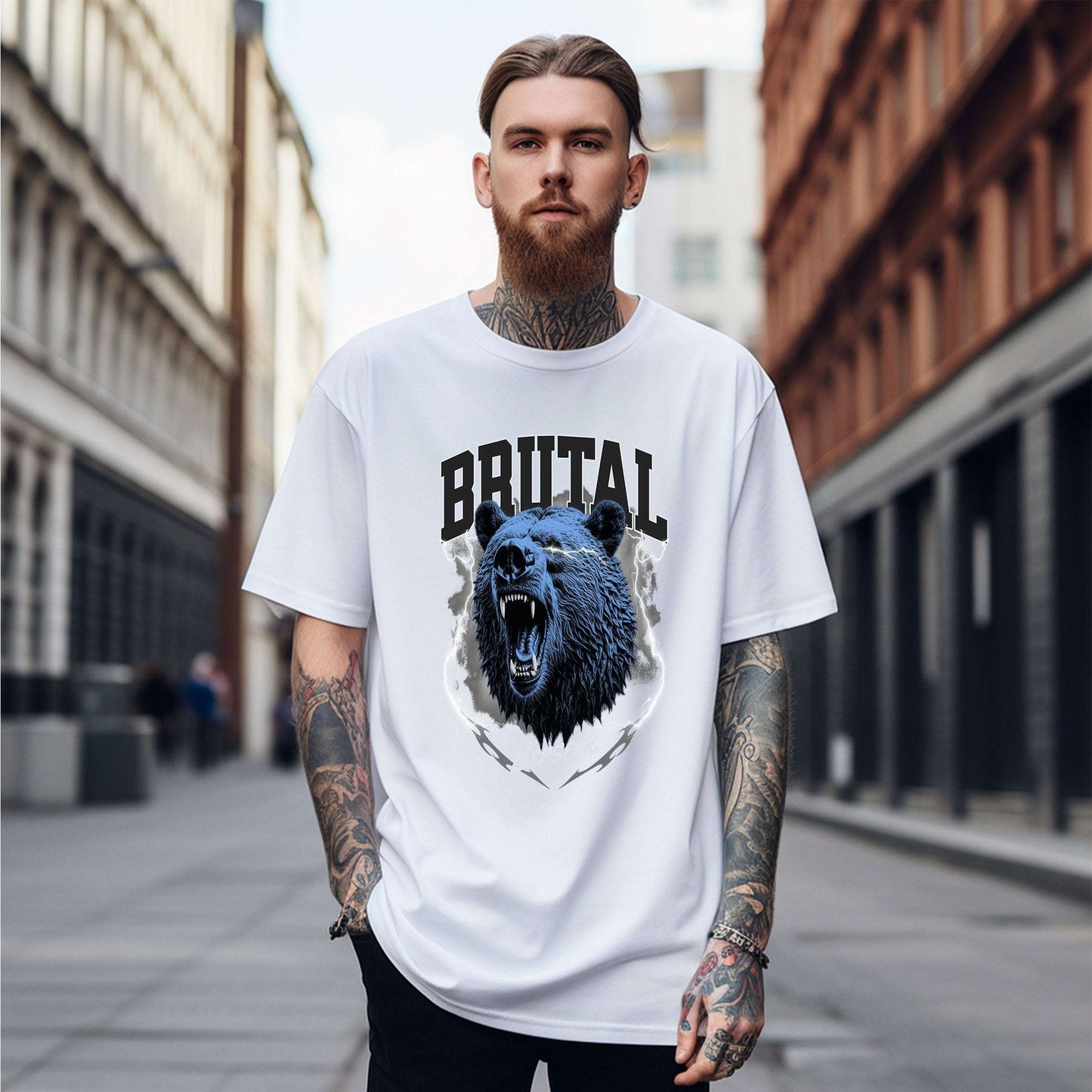 Brutal Berserk Bear T-Shirt - Opendoor Accessories