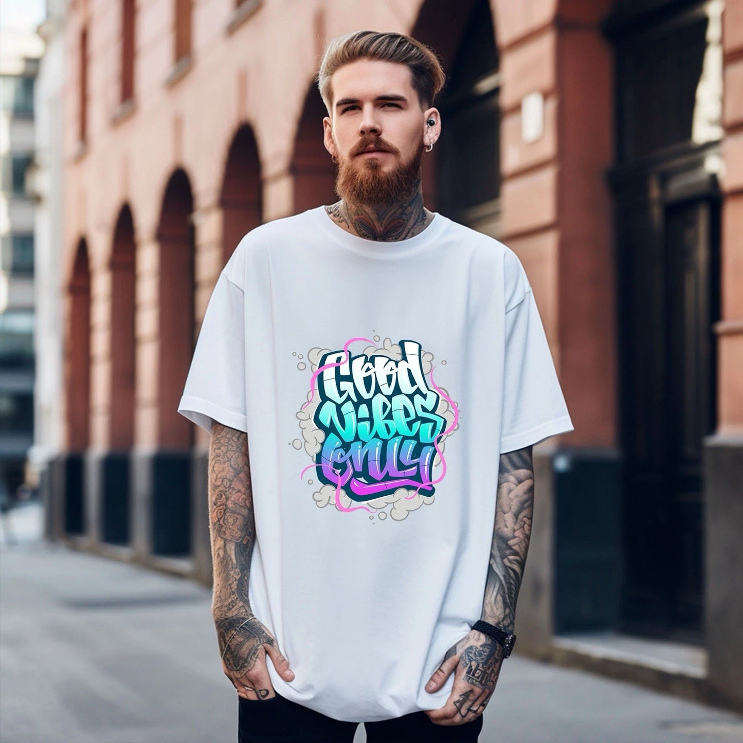 Good Vibes Only T-Shirt - Opendoor Accessories