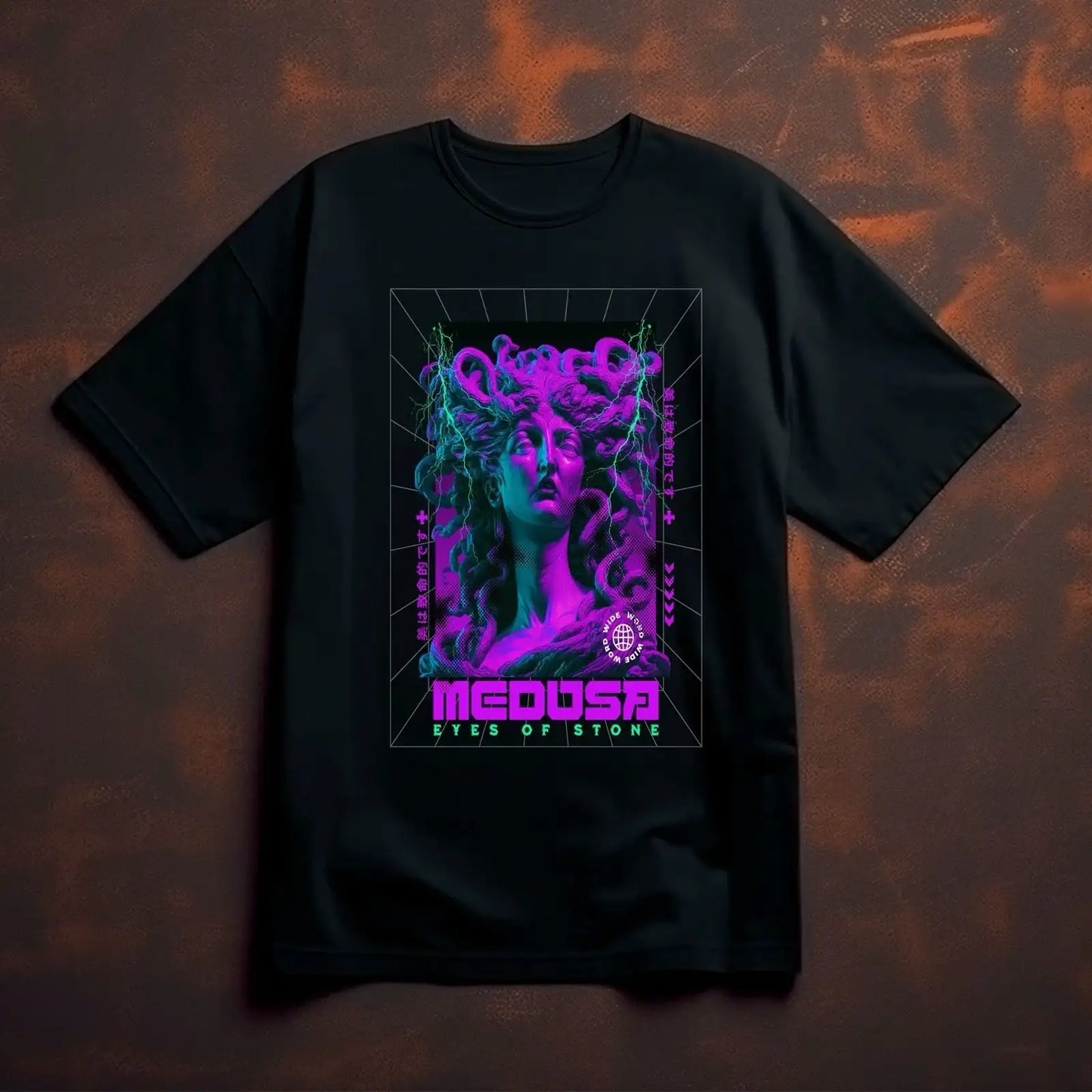 Medusa Eyes of Stone T-Shirt - Opendoor Accessories
