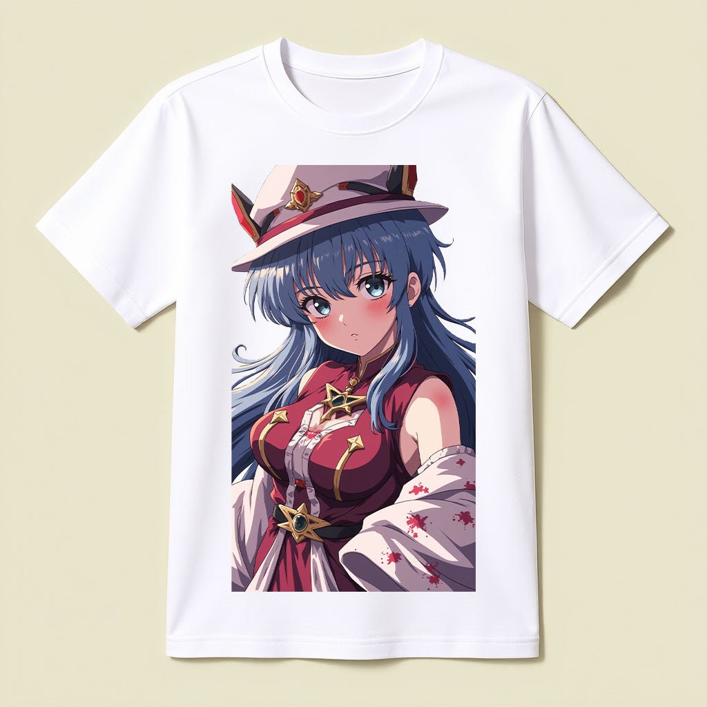 Radiant Anime Girl Graphic Tee - Opendoor Accessories