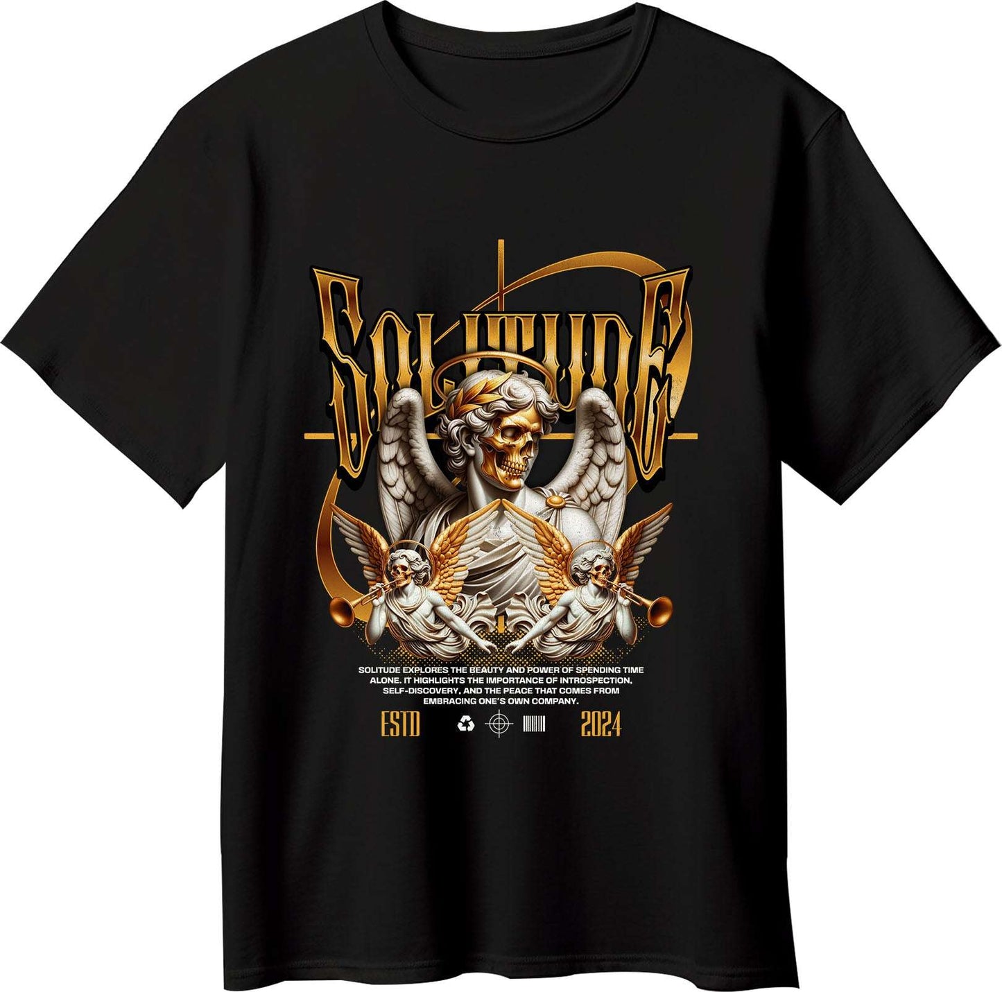 Solitude Graphic Tee – Comfortable Streetwear Style - Opendoor Accessories