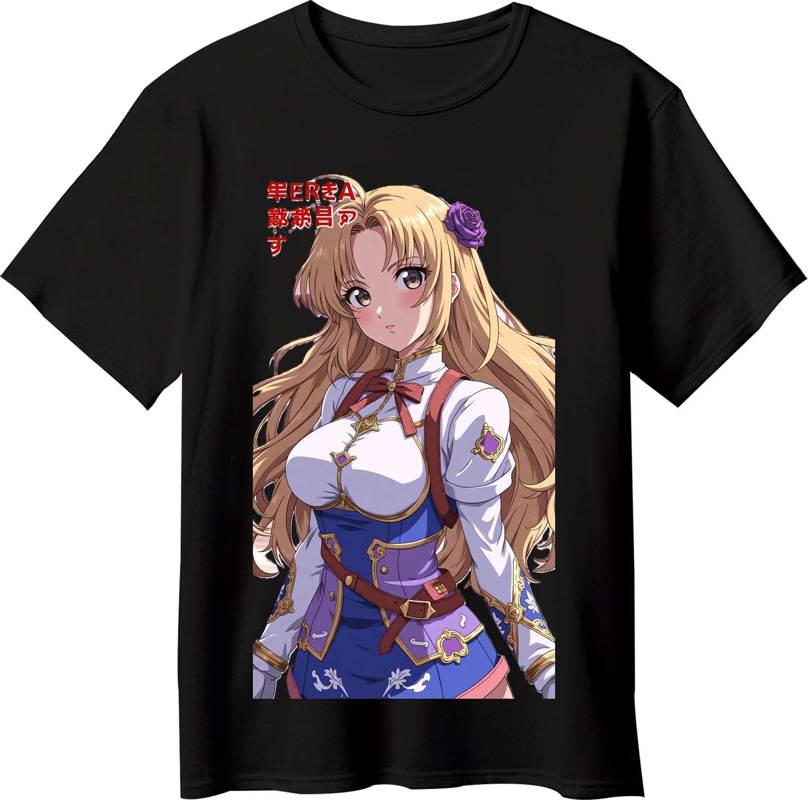 Anime Dream Girl Graphic T-Shirt – Black - Opendoor Accessories