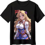Anime Dream Girl Graphic T-Shirt – Black - Opendoor Accessories