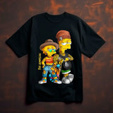Bart and Lisa T-Shirt: Springfield's Street Kings - Opendoor Accessories