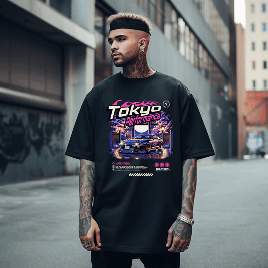 Tokyo Performance Supra Streetwear Graphic T-Shirt - Opendoor Accessories