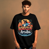 Boricua Arriba T-Shirt - Black - Opendoor Accessories