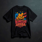 Boricua Arriba Coquí Graphic T-Shirt - Opendoor Accessories