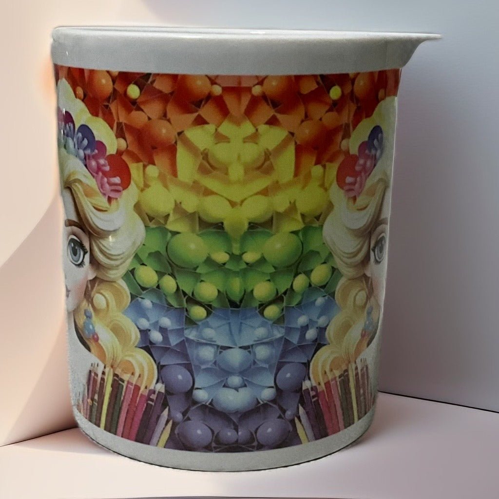 Colorful Princess Mug | Fantasy Rainbow Ceramic Cup - Opendoor Accessories