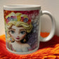 Colorful Princess Mug | Fantasy Rainbow Ceramic Cup - Opendoor Accessories