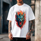 Dragon in Fire T-Shirt | Mythic Fantasy Streetwear Tee - Opendoor Accessories