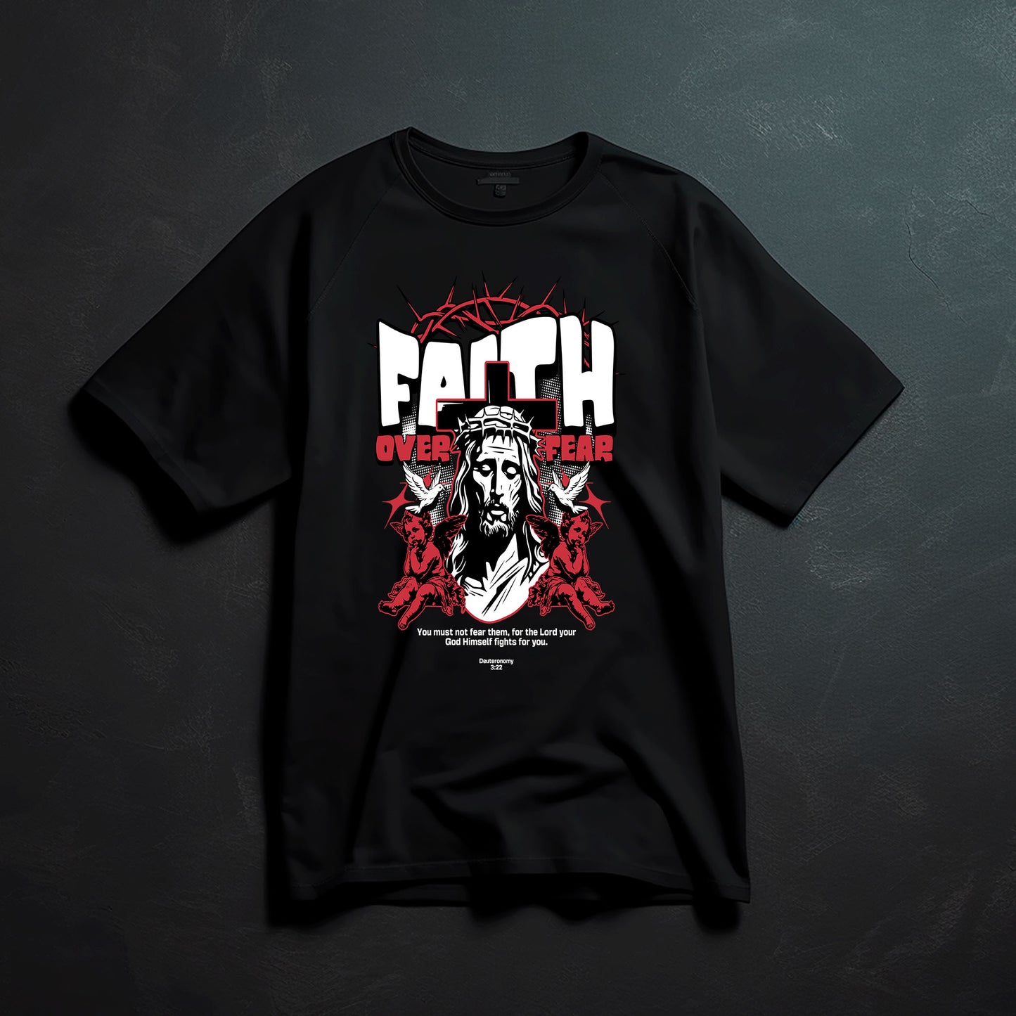 Faith Over Fear T-Shirt - Opendoor Accessories