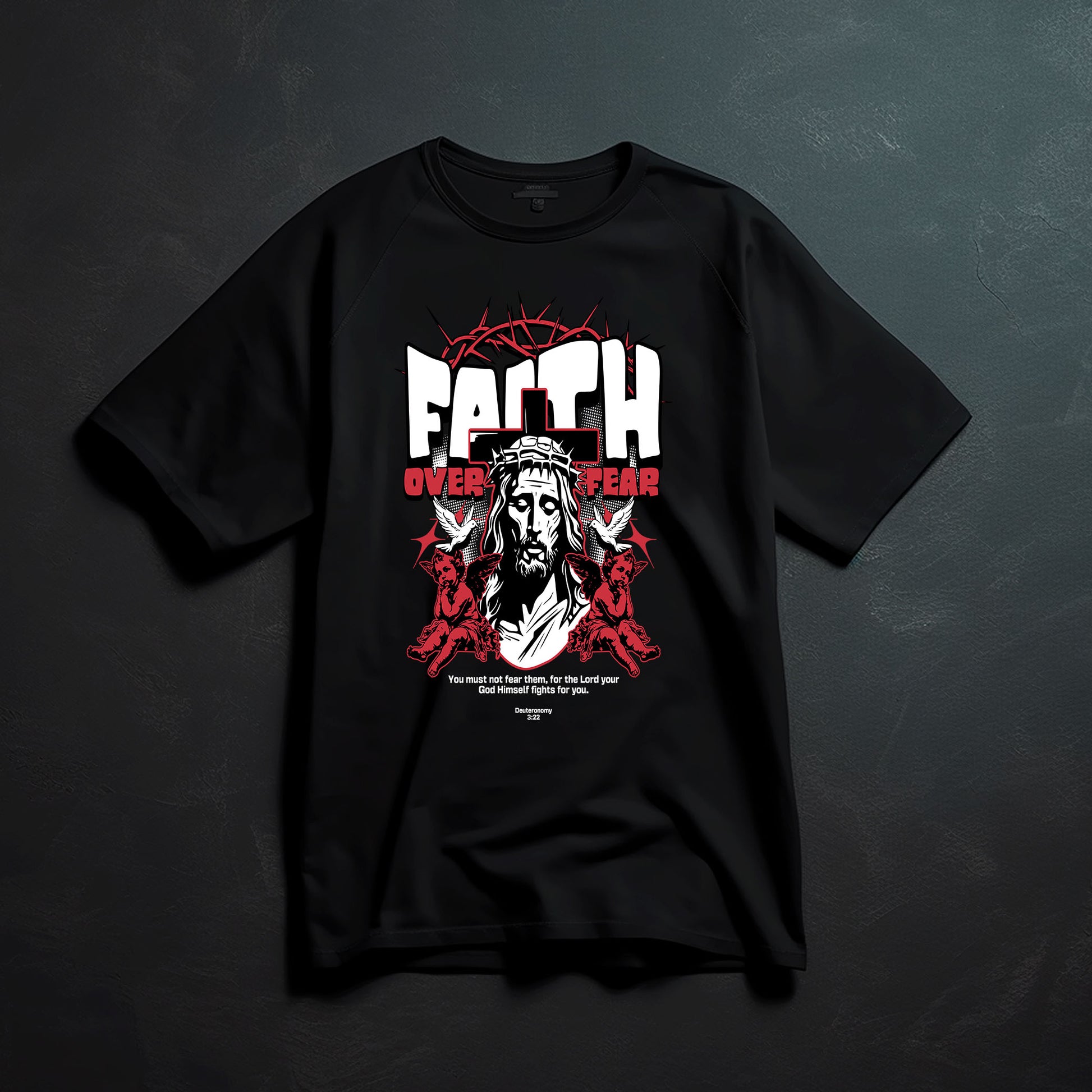 Faith Over Fear T-Shirt - Opendoor Accessories