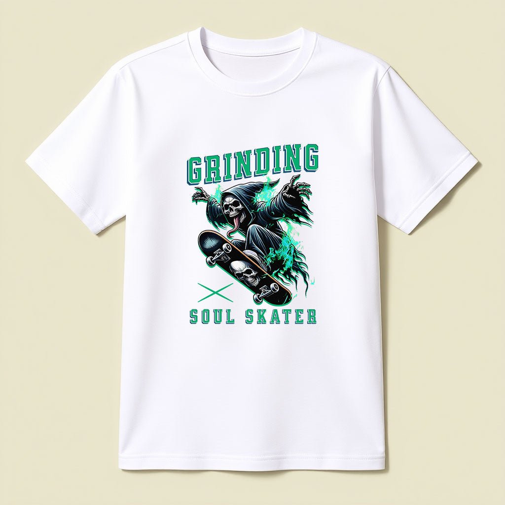 Grinding Soul Skater T-Shirt - Opendoor Accessories