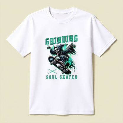 Grinding Soul Skater T-Shirt - Opendoor Accessories