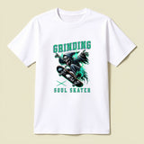 Grinding Soul Skater T-Shirt - Opendoor Accessories