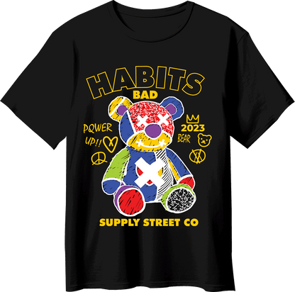 Bad Habits T-Shirt - Opendoor Accessories