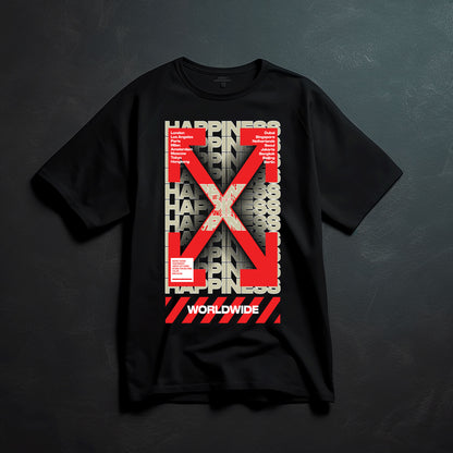 Happiness Worldwide T-Shirt - Opendoor Accessories