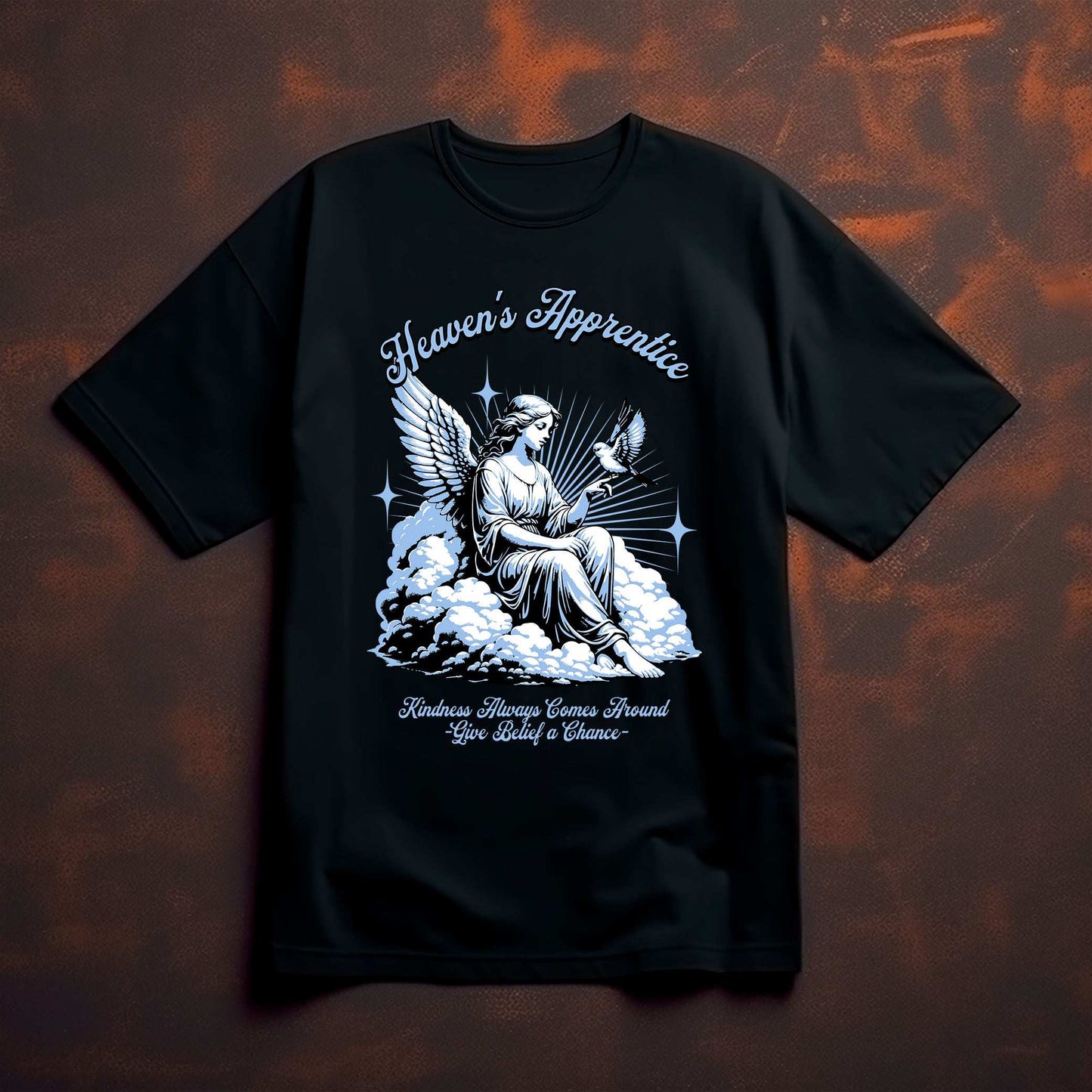 Heaven's Apprentice Angel Graphic Tee - Opendoor Accessories