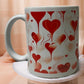 Love Valentine's Mug - Romantic Heart Coffee Cup - Opendoor Accessories