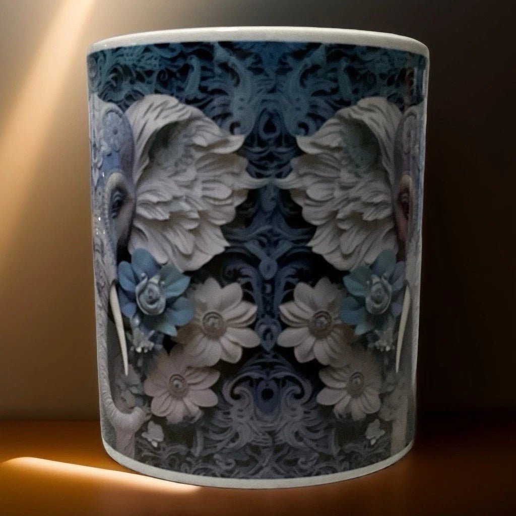 Mandala Elephant Mug – Sip with Serenity and Strength - Opendoor Accessories