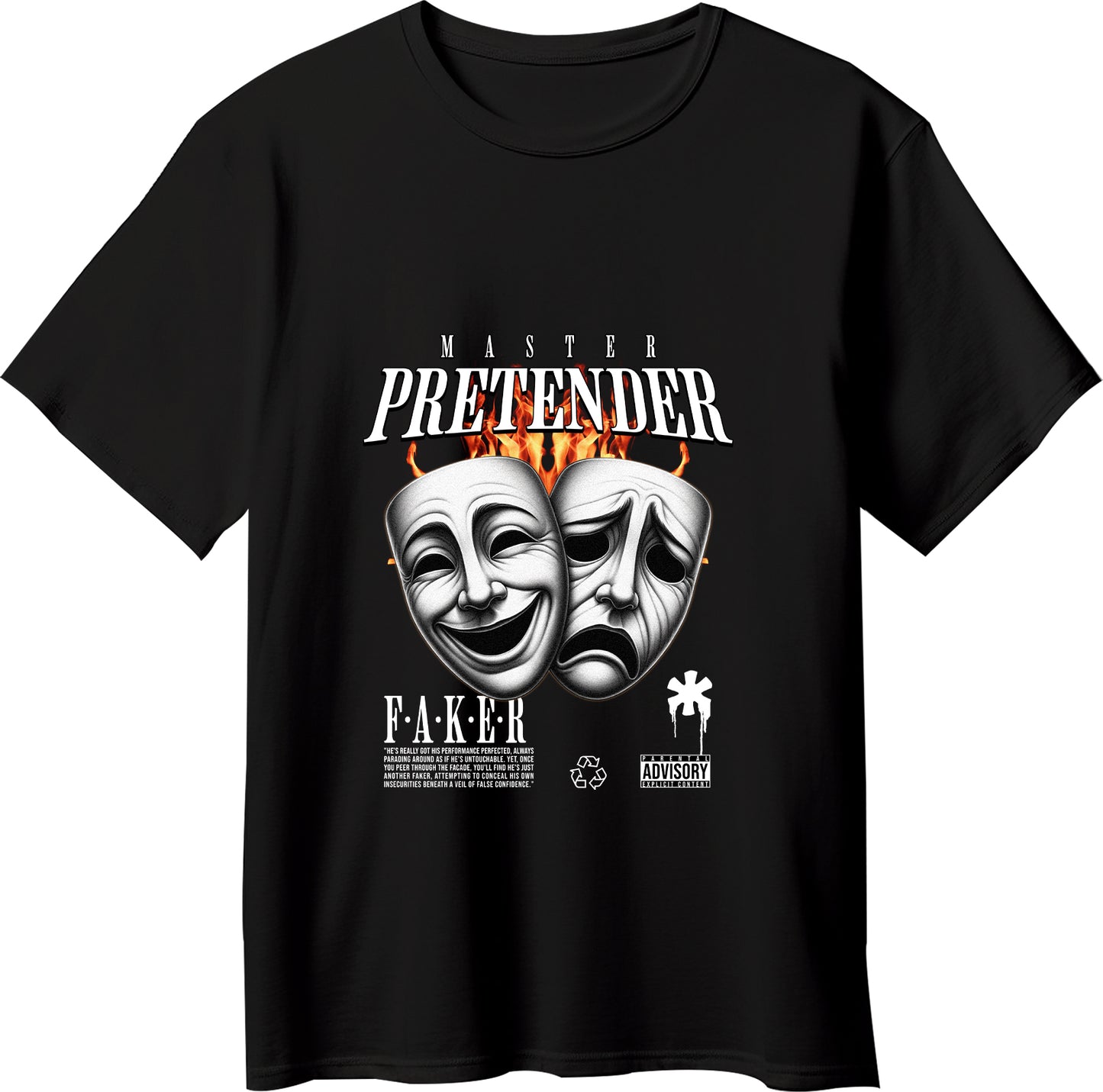 Master Pretender Graphic T-Shirt – Black - Opendoor Accessories