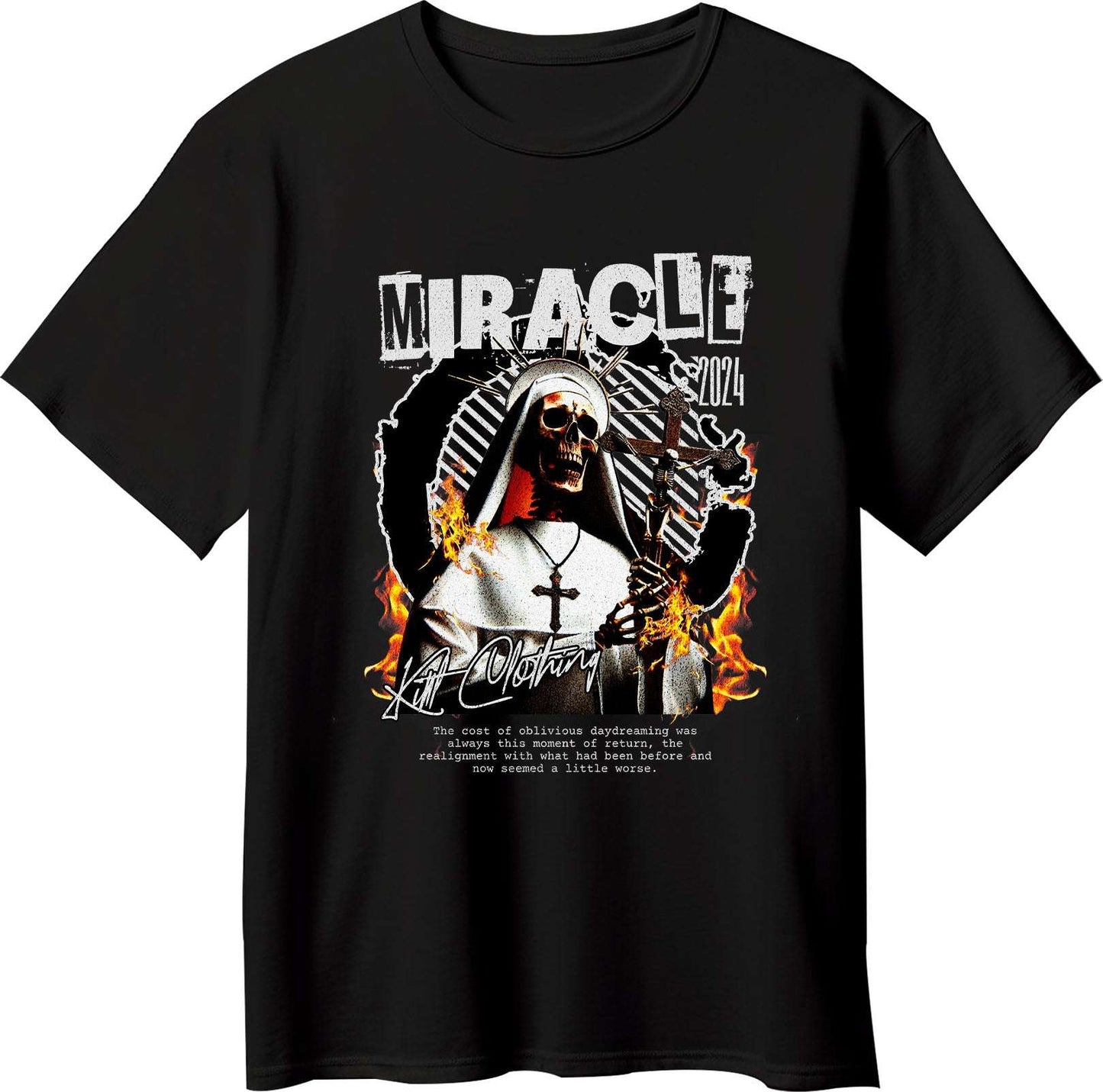 Miracle Graphic Tee | Edgy Streetwear T-Shirt - Opendoor Accessories