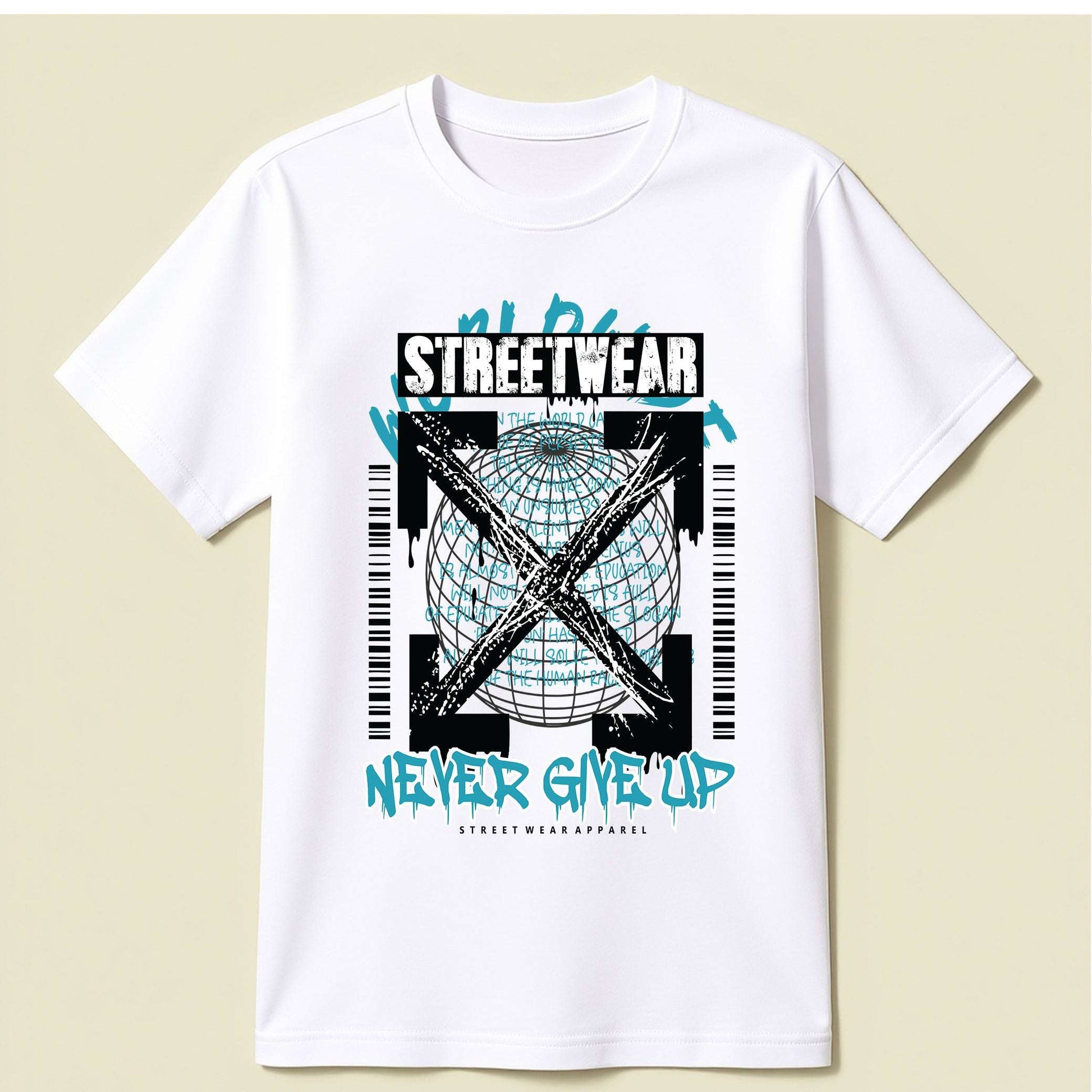 Never Give Up T-Shirt - Opendoor Accessories