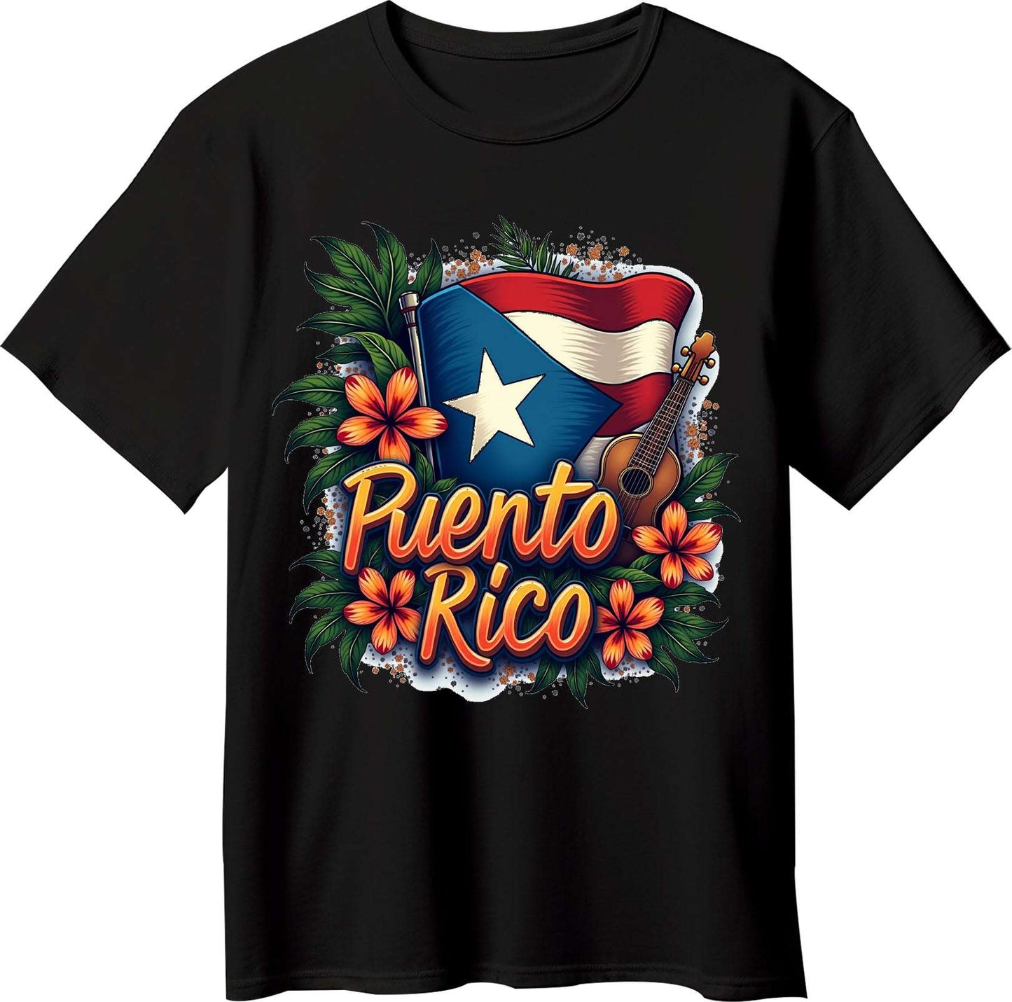 Puerto Rico Flag Graphic Tee | Island Pride T-Shirt - Opendoor Accessories