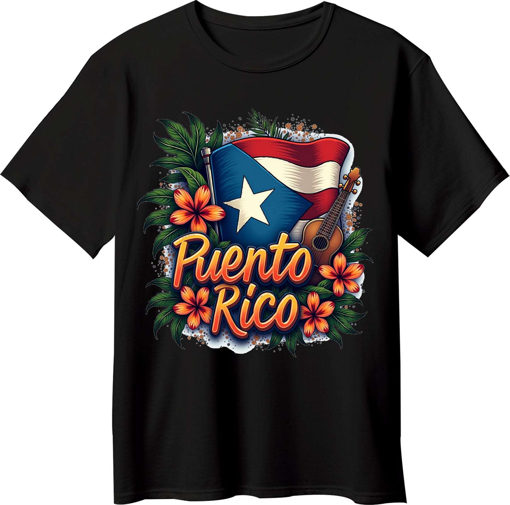 Puerto Rico Flag Graphic Tee | Island Pride T-Shirt - Opendoor Accessories