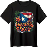 Puerto Rico Flag Graphic Tee | Island Pride T-Shirt - Opendoor Accessories