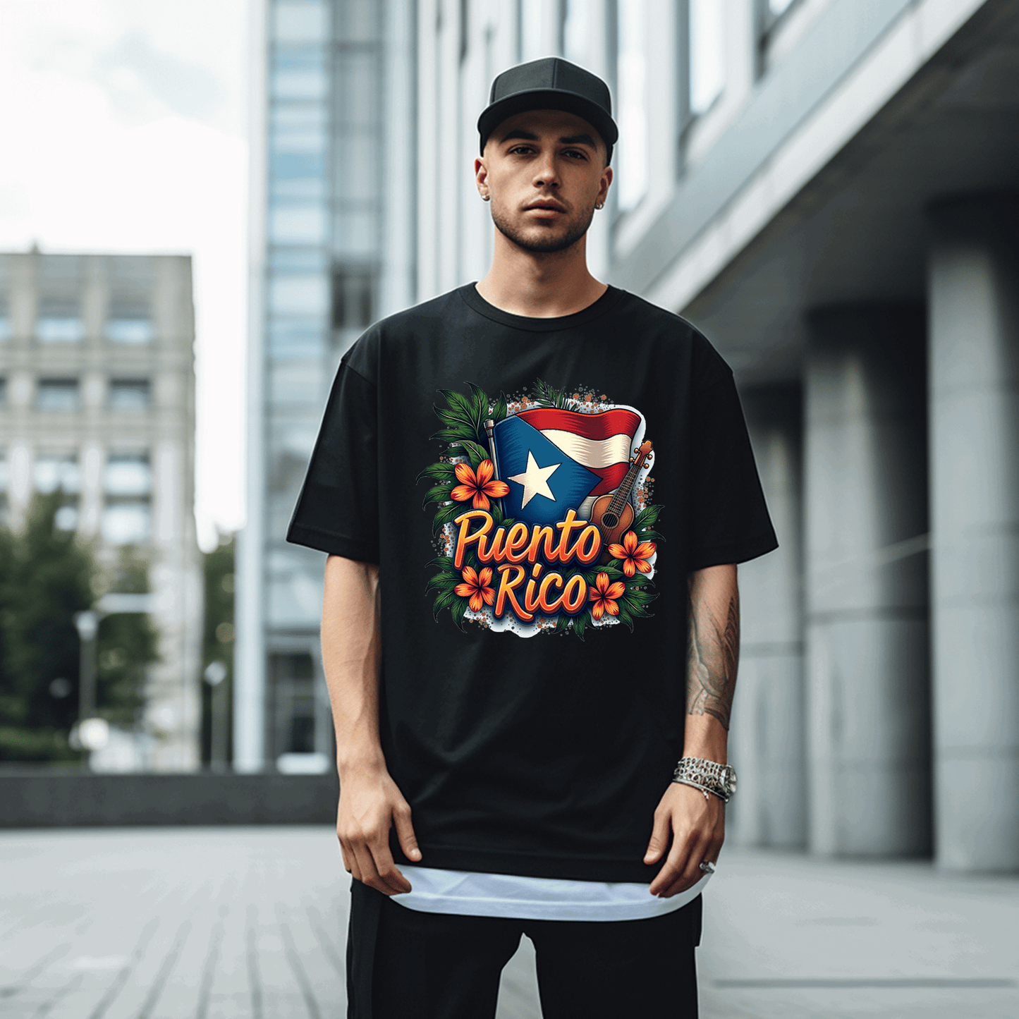 Puerto Rico Flag Graphic Tee | Island Pride T-Shirt - Opendoor Accessories