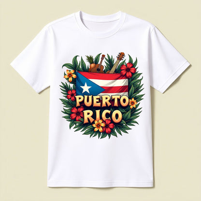 Puerto Rico Vibes Graphic Tee | Unique Island Pride T-Shirt - Opendoor Accessories