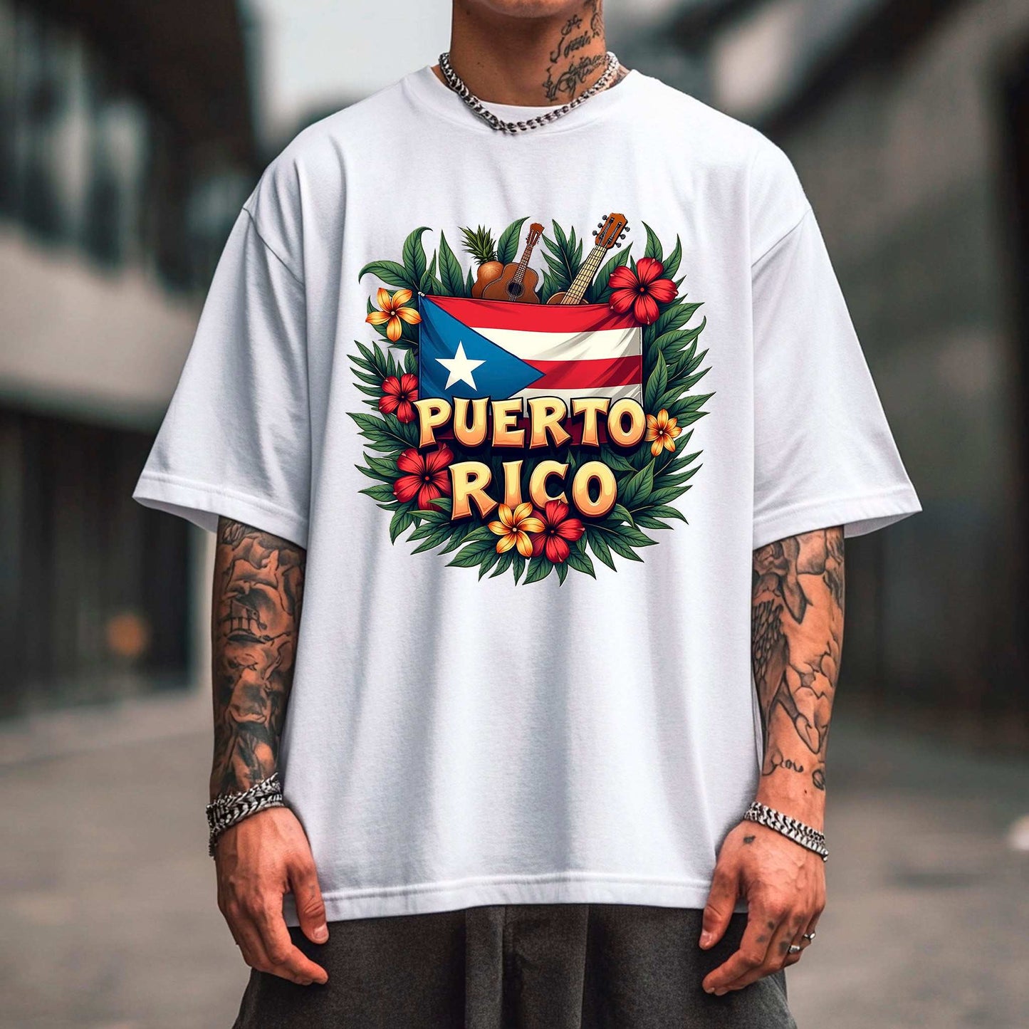 Puerto Rico Vibes Graphic Tee | Unique Island Pride T-Shirt - Opendoor Accessories
