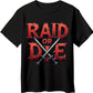 Raid or Die Gaming T-Shirt | Swords Gamer Streetwear Tee - Opendoor Accessories