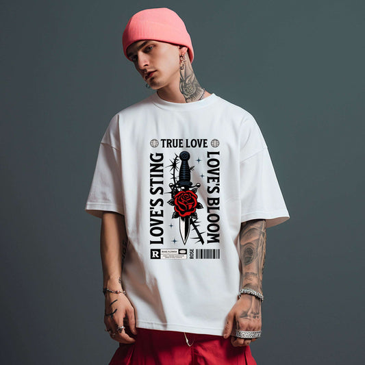 True Love Rose Dagger T-Shirt- Opendoor Accessories