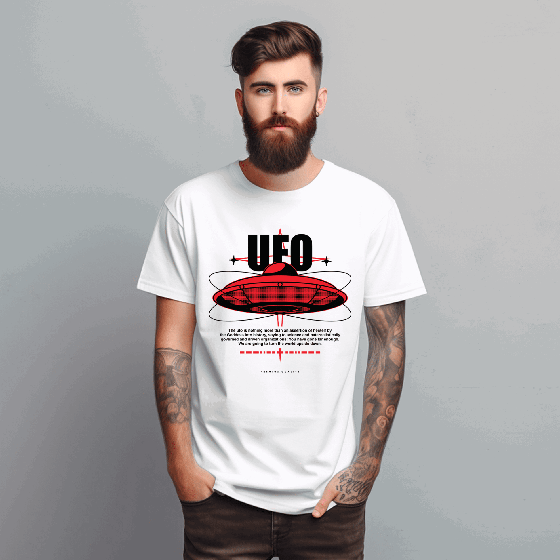 UFO Graphic T-Shirt - Opendoor Accessories
