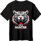 White Tiger Hunter T-Shirt – Wear the Fury of the Wild - Opendoor Accessories
