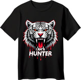 White Tiger Hunter T-Shirt – Wear the Fury of the Wild - Opendoor Accessories