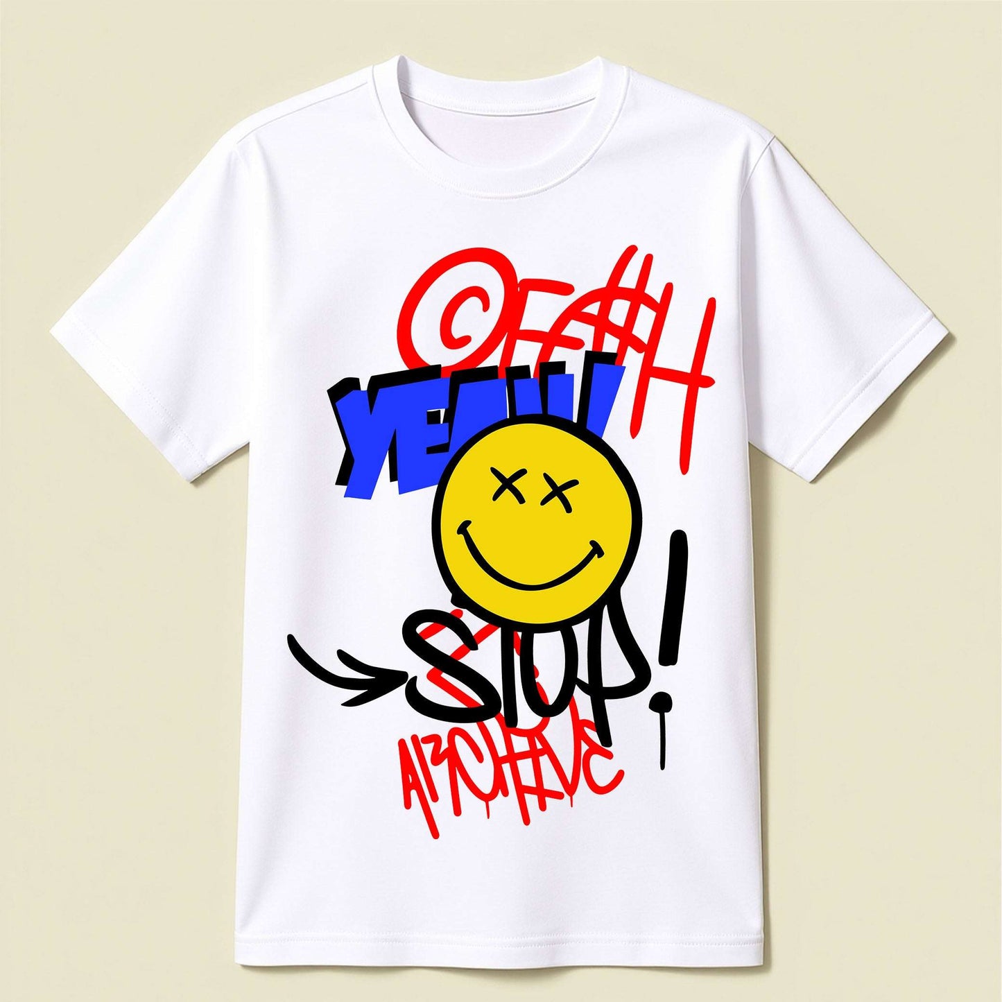 "Yeah Stop!" Graffiti T-Shirt – Tag Your Style! - Opendoor Accessories